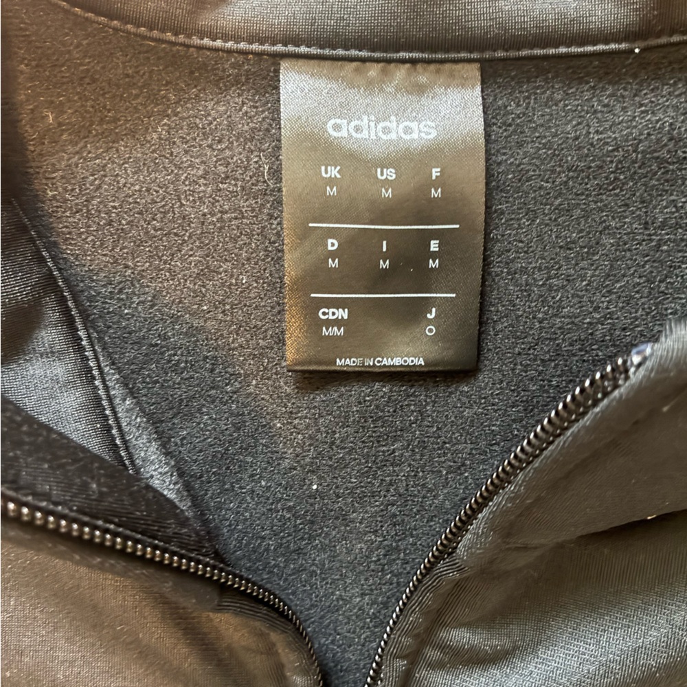 adidas Men's Black Track Jacket - Picture 2 of 3